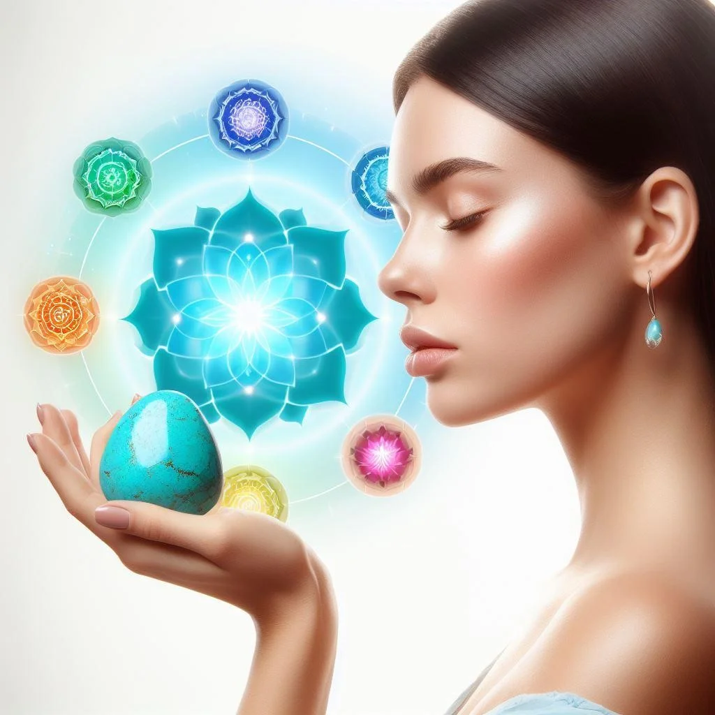 سنگ فیروزه و رابطه آن با چاکراهای بدن